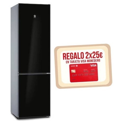 FRIGO COMBI BALAY 3KFD765NI CRISTAL NEGR 203X60X66